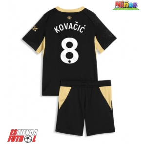 Manchester City Mateo Kovacic #8 Segunda Equipación Niños 2026-27 Manga Corta (+ Pantalones cortos)